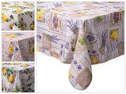 1 Pezzo Tovaglia Tavolo Antimacchia Decoro Limoni 140 x 240 cm 4 Decori