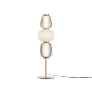 Maytoni Lampada da tavolo moderna Pattern 1 luce LED integrato oro metallo vetro
