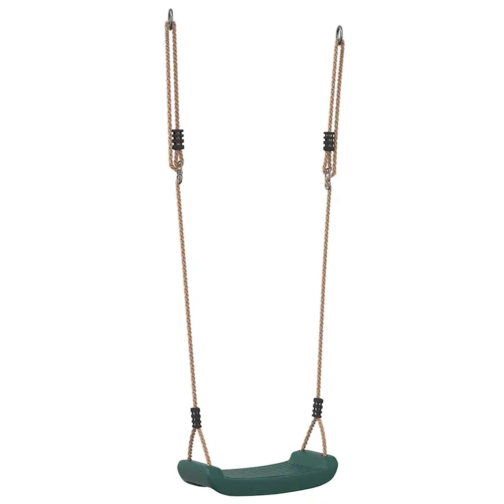 Seggiolino Altalena per Bambini Singolo Corda Regolabile Verde CFW4964416