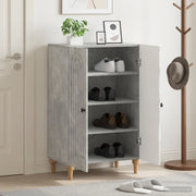 Mobile per scarpe ALKMAAR 59,5 x 39,5 x 90 cm Grigio Cemento 896208