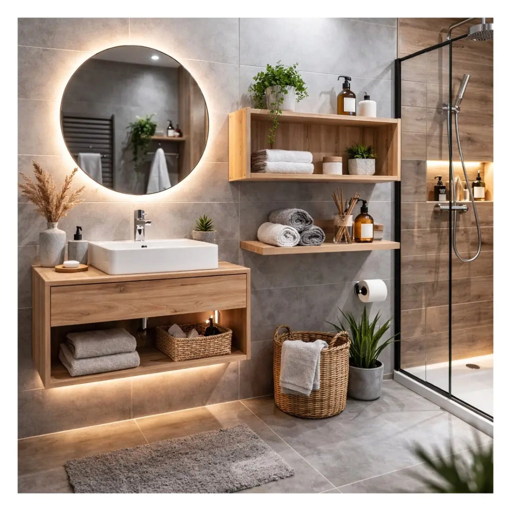 Mobile bagno VANO 80 cm rovere Coast Evoke sospeso