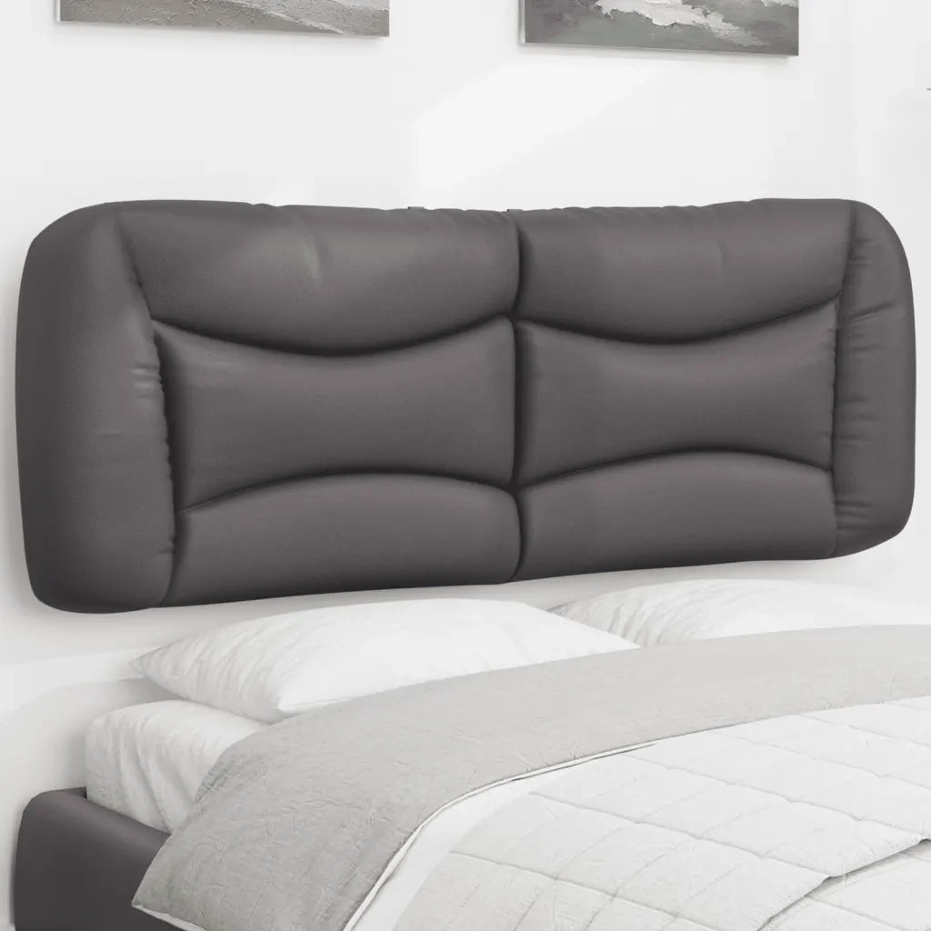 Cuscino Testiera Hvar Grigio 120 cm in Similpelle CFW6768099