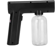 Atomizzatore elettrico a nebbia - Spray a nebbia senza fili - Leggero e portatile - Nero - Spray a nanometri - Ideale per pulire - Multifunzionale