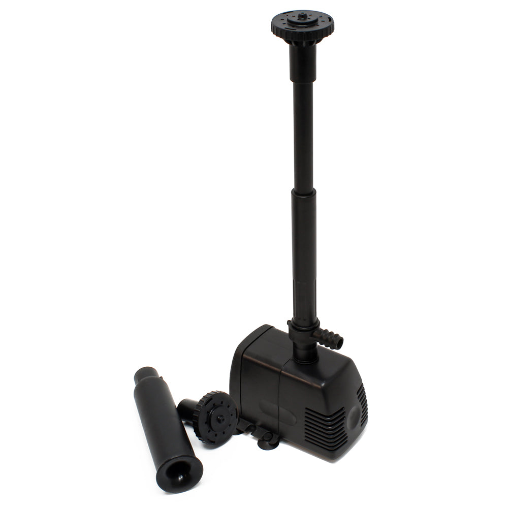 Set biofiltro per laghetto 60000l con chiarificatore UVC 72W, pompa, tubo 25m e pompa da fontana