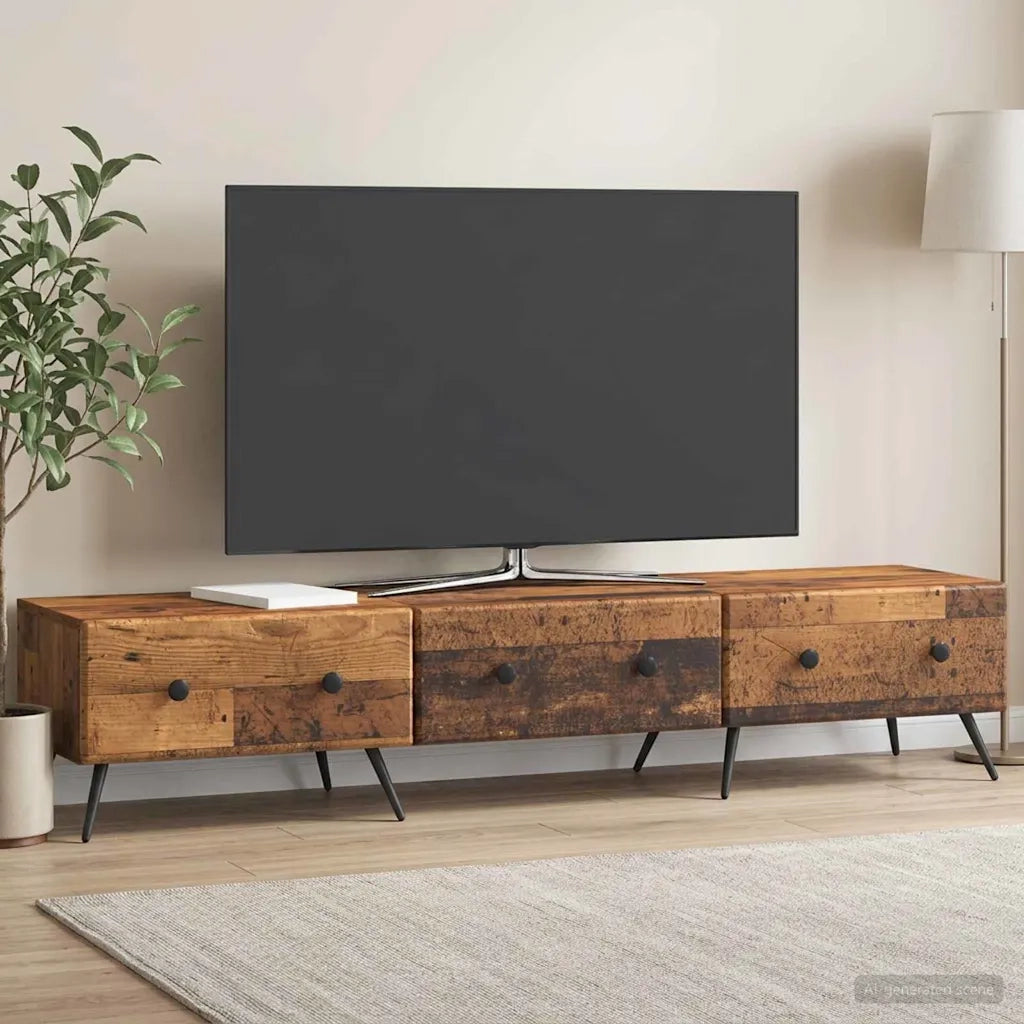 Mobile TV Legno antico 147 x 34,5 x 30 cm Legno ingegnerizzato 895633