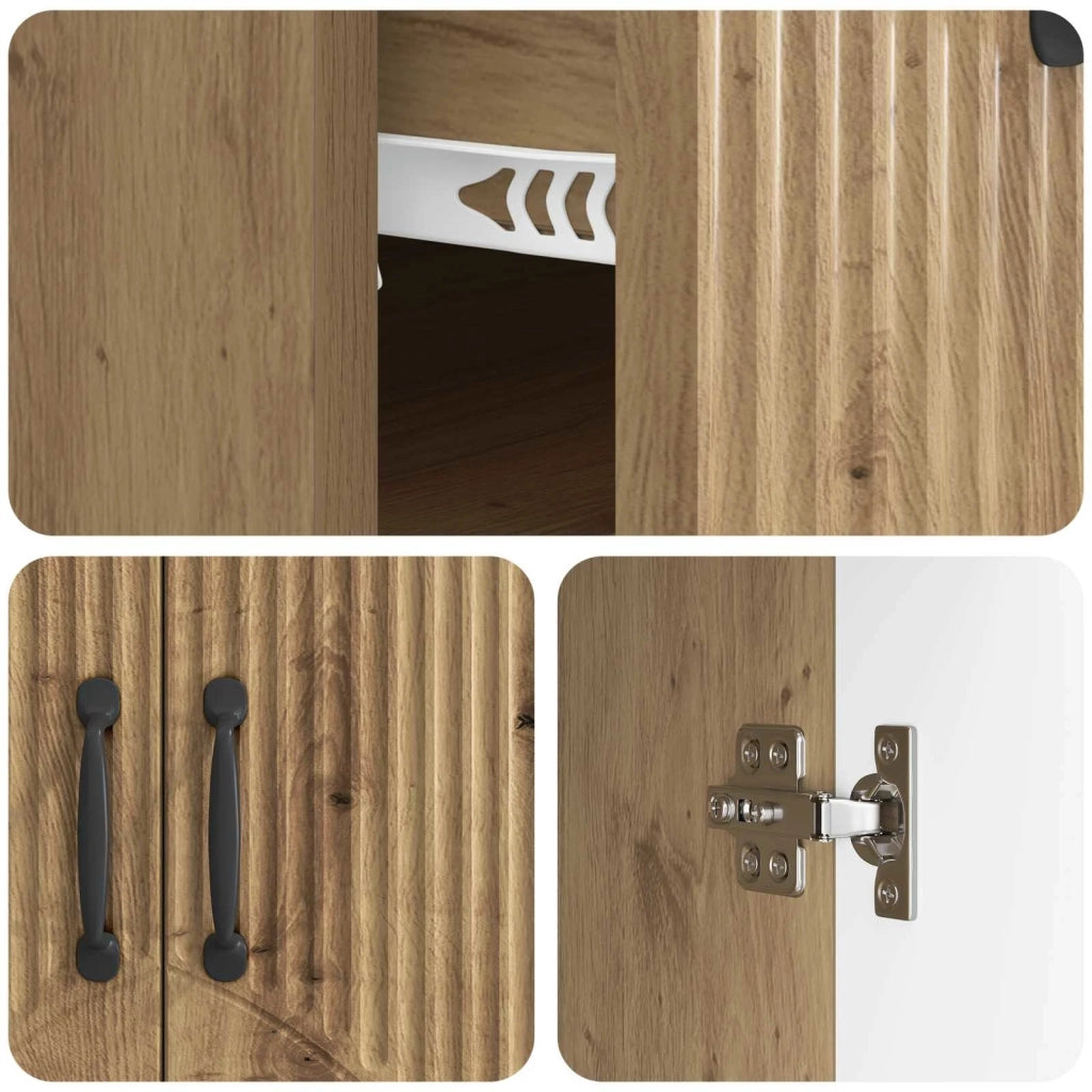 Credenza con cassetto Rovere Artigianale 66 x 34,5 x 87 cm