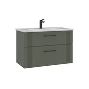 Mobile lavabo "Bari 85 v2" - 85 x 45 x 55 cm - Verde opaco