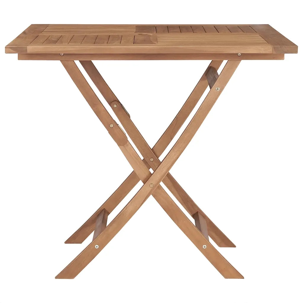 Set da Pranzo da Giardino 5 pz in Legno Massello di Teak 3059583