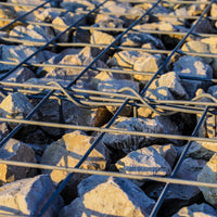 Gabbione metallico 100x80x30 cm ø 4 mm Gabbia sassi per recinzioni, muri di sostegno