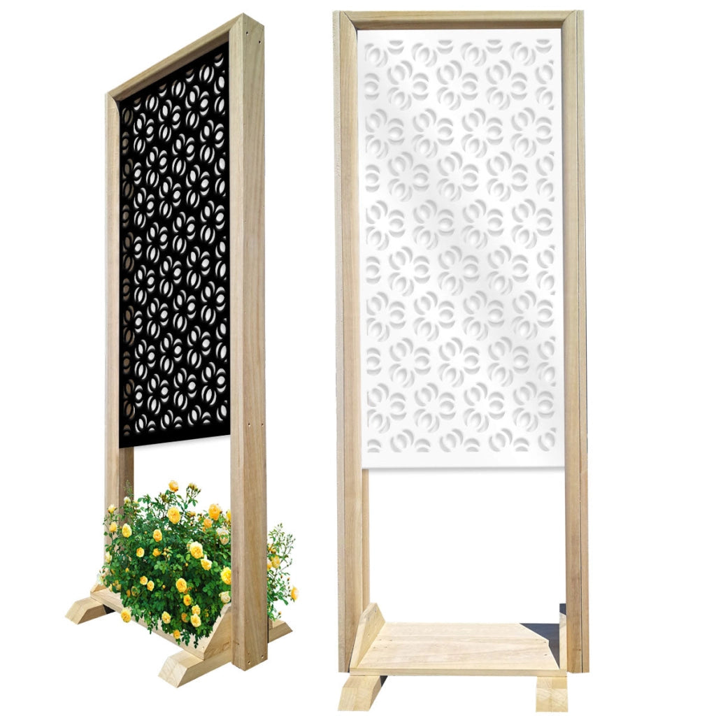 ELLISSE - Separè - Paravento modulabile - 70x190cm - in Legno e PVC Colore: bianco