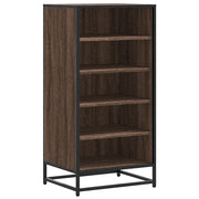 Scarpiera | Mobile per scarpe Rovere Marrone 48x38x97,5 cm in Legno Multistrato