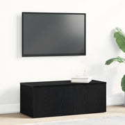 Mobile TV  Nero Rovere 80x34x30 cm in legno ingegnerizzato