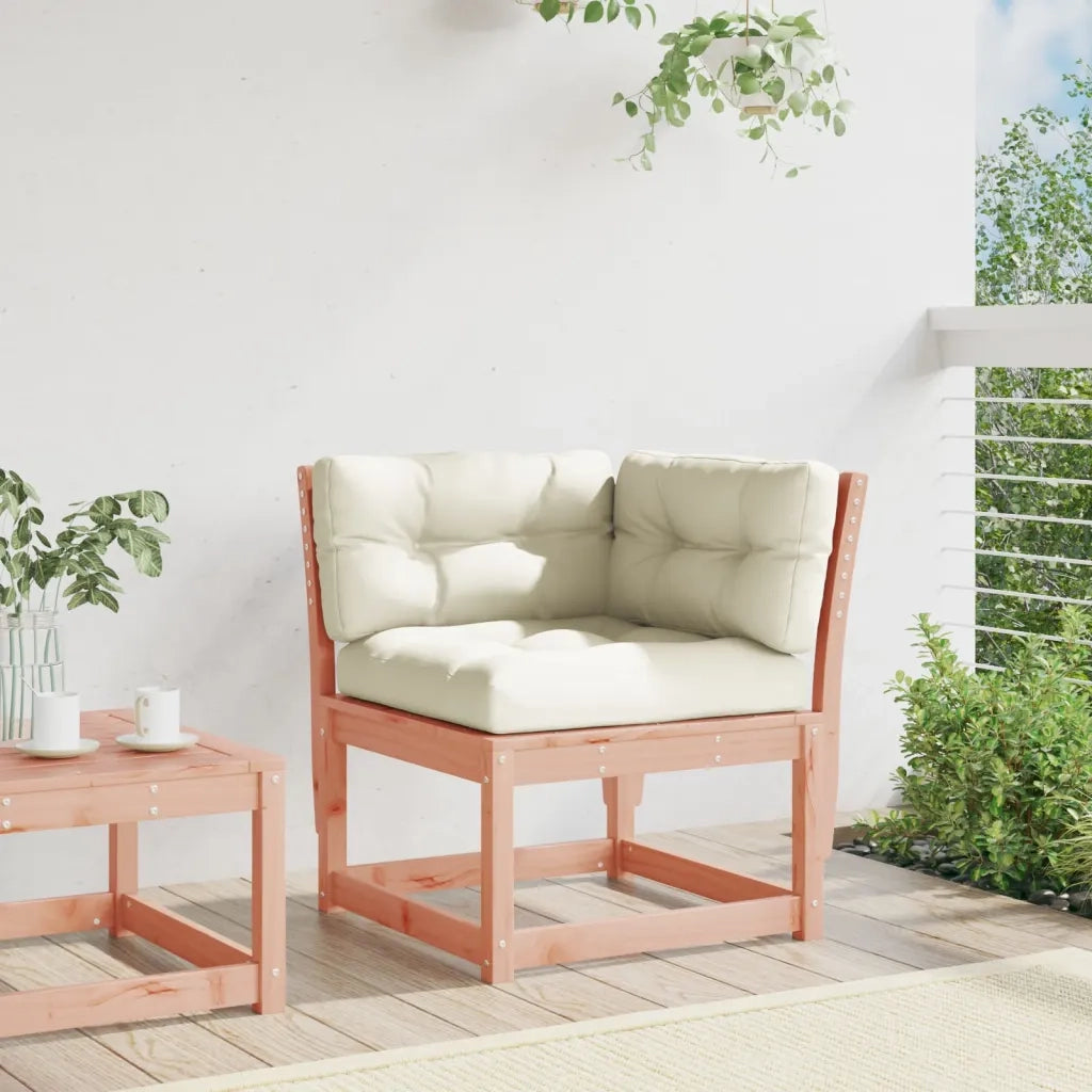 Divano Angolo Giardino Cuscini 73x73x78 Legno Massello Douglas 844687