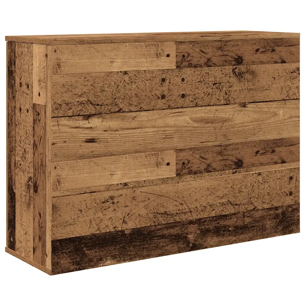 Credenza Legno Antico 90x29,5x65 cm in Legno Multistrato 855978