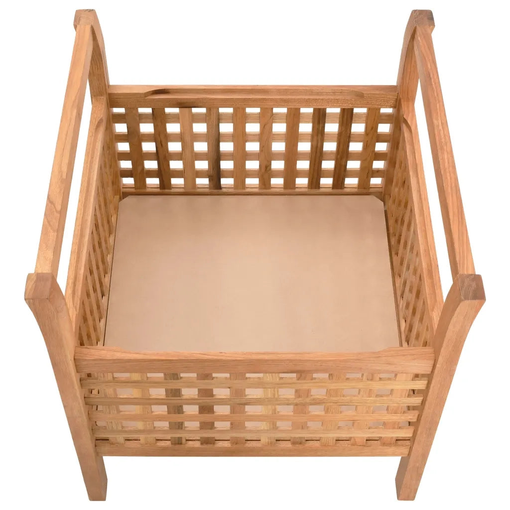 Cassapanca 49x48x49 cm in Legno Massello di Noce   cod mxl 47757
