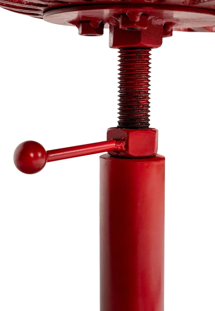 Set 2 Sgabelli Bar industriali Butch In Ghisa rosso
