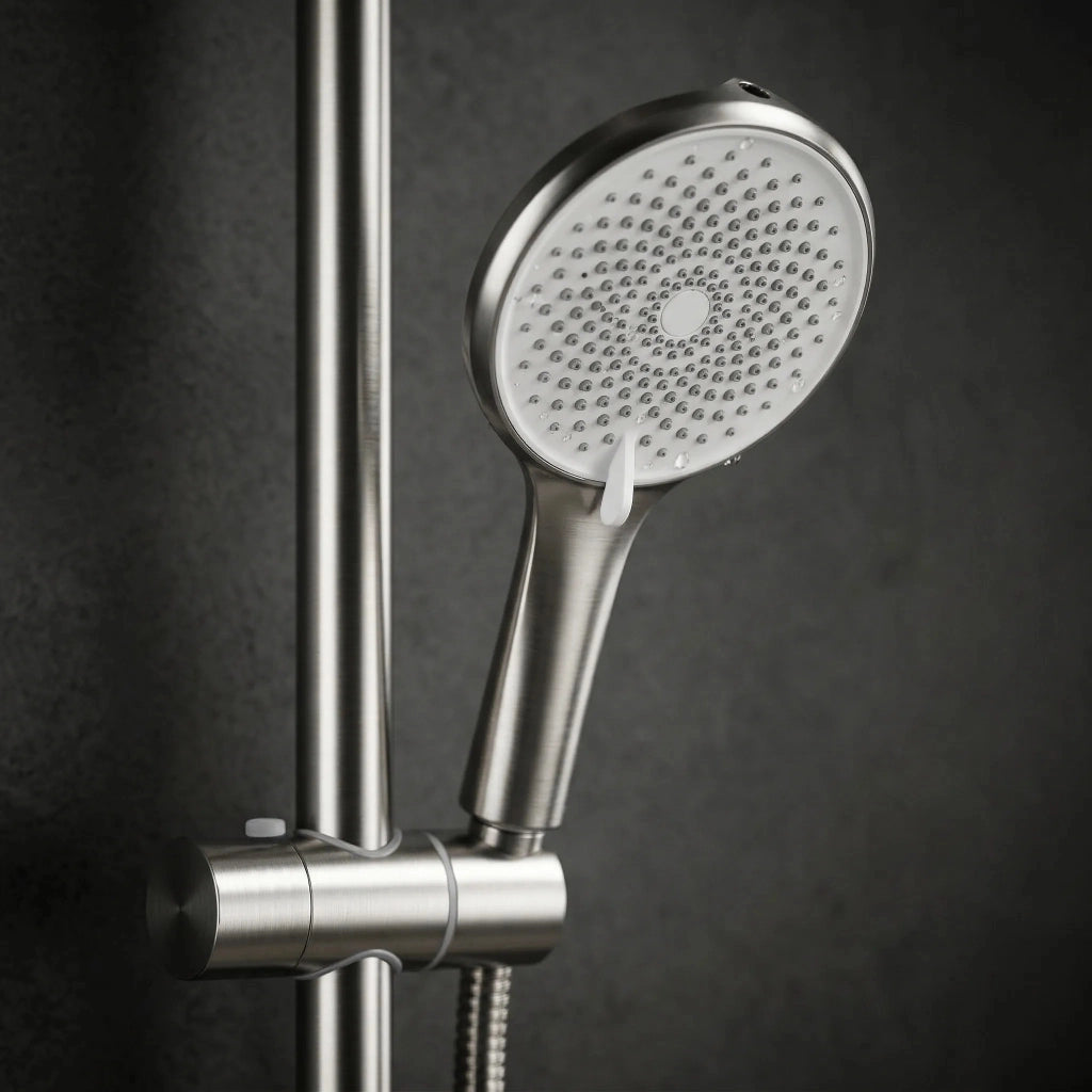 Set Doccia Rea Rivo Brush Nickel