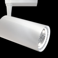 Faretto a LED per Sistema Illuminazione Binario 40W 4000K in Alluminio Vuoro  Bianco