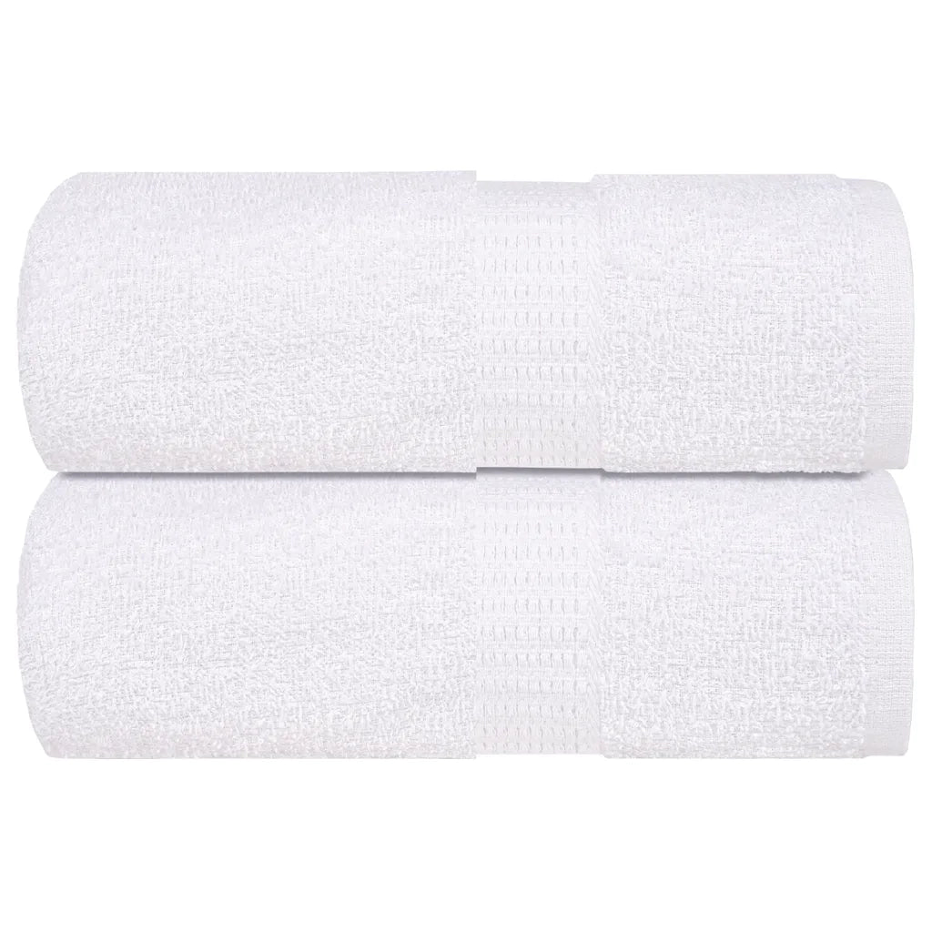 Asciugamani Ospiti 2 pz Bianco 30x50 cm 360 g/mÂ² 100% Cotone