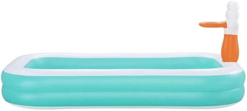 BESTWAY PISCINA BASKETBALL CON PALLA E 1 TOPPA DI RIPARAZIONE PER BAMBINI DAI 3 ANNI + 251X168X102 CM