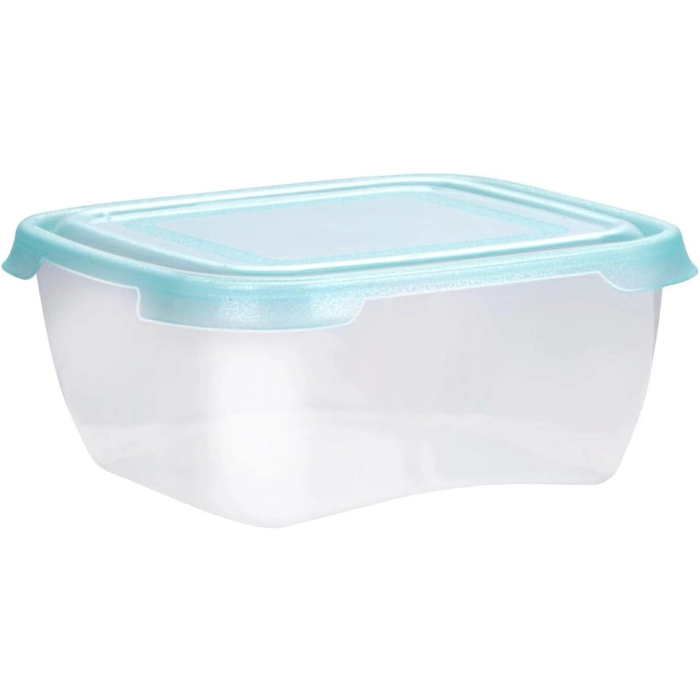 Set 13 Contenitori per Alimenti con Coperchio Ideale per Microonde e Congelatore in Plastica