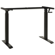 Telaio Scrivania Altezza Regolabile Manuale a Manovella Nerocod mxl 118488