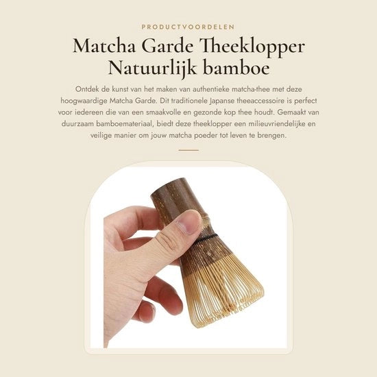 Accessorio per tè in bambù per cerimonia del tè giapponese - Strumento per miscelare tè matcha - 100% originale