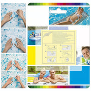 Trade Shop - Set 10pz Toppa Toppe Di Riparazione Strong Per Piscine Materassi Gonfiabili 62068 -