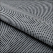 Tessuto Corduroy per Metro TORANOS (100 cm x 142 cm) – Peso 330 g/m² – Tessuto Corduroy fine per Metro per Bancali & Sedili – Tessuto per Arredamento – Tessuti per Arredamento, Tessuti Decorativi & Stoffe DIY (Grigio)