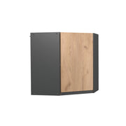 Mobile angolare da cucina R-Line Rovere dorato/Antracite 57 cm Forma a J Vicco