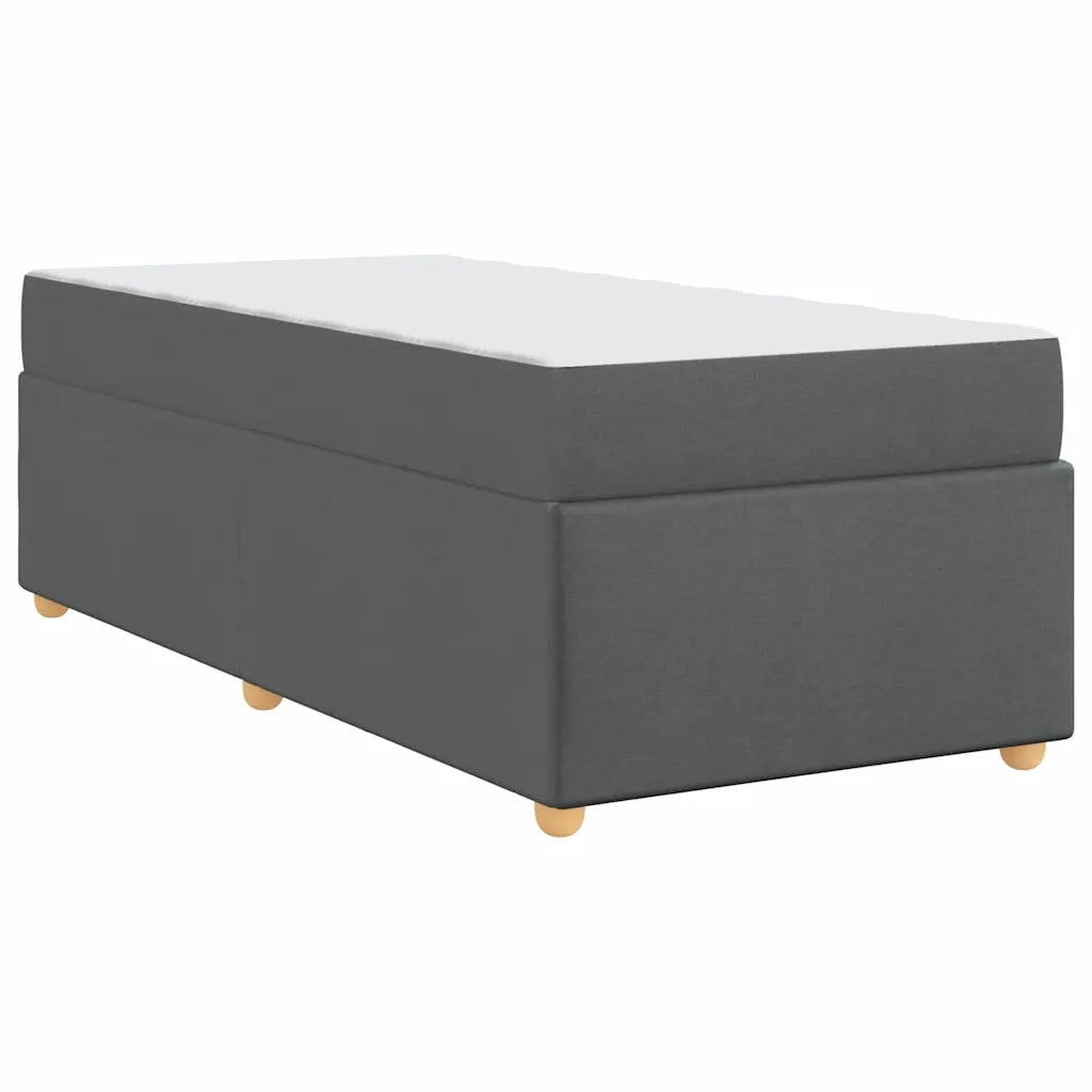 Struttura del letto Grigio scuro 90 x 200 cm Tessuto 3399329