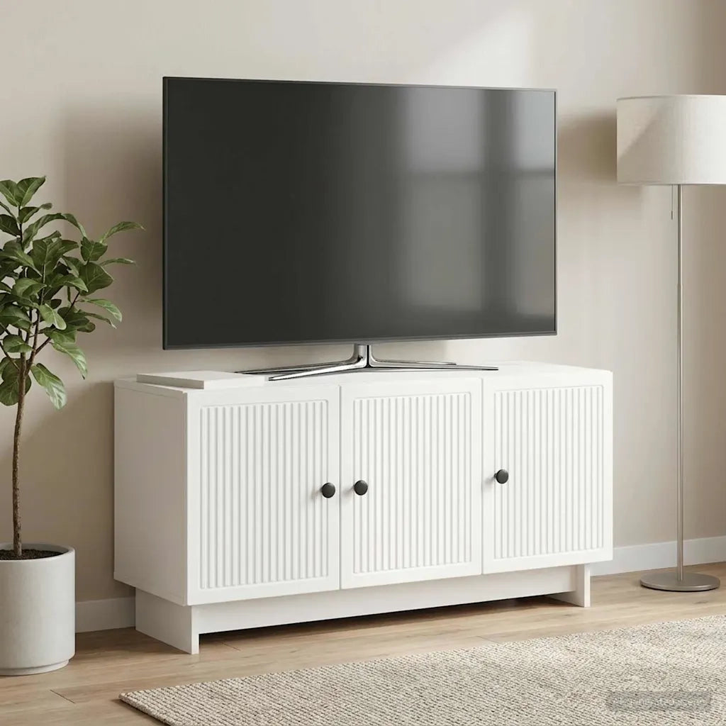 Mobile TV Bianco 99 x 34,5 x 50 cm Legno ingegnerizzato 894025