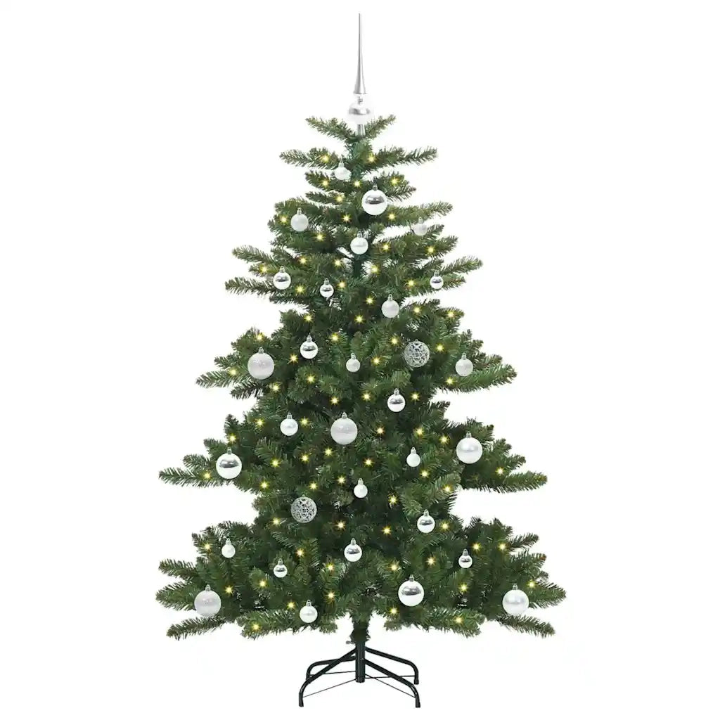 Albero di Natale Artificiale con Rami Pieghevoli Verde 150 cm 3397658