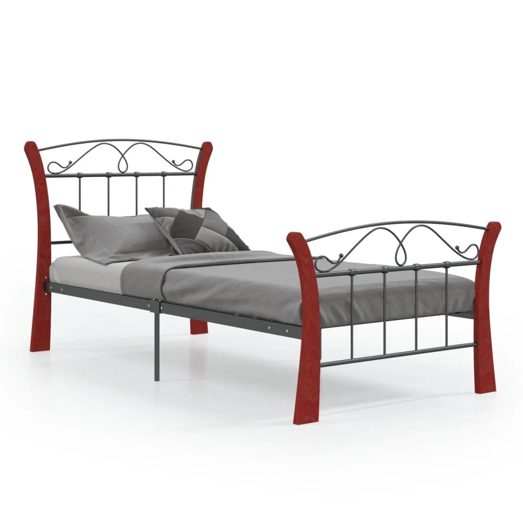 Giroletto Nero in Metallo 90x200 cm cod mxl 33142