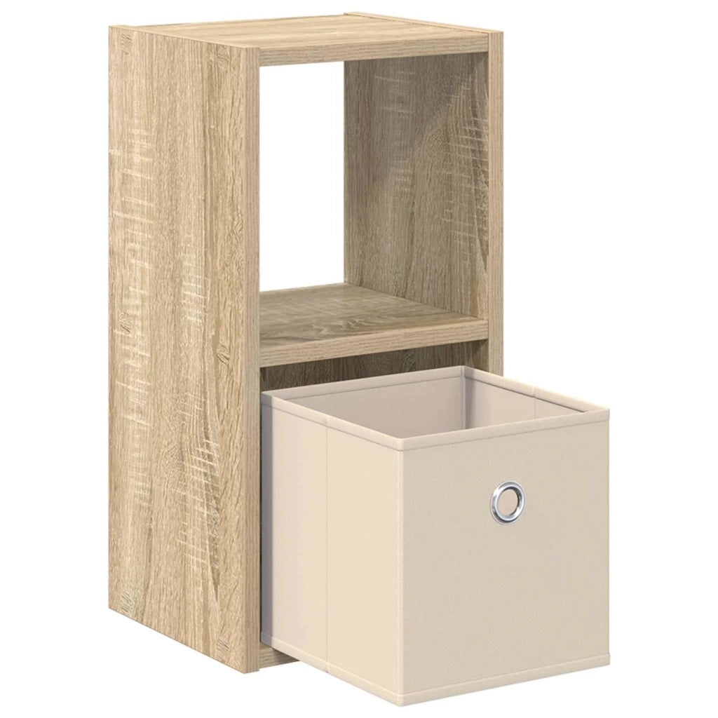 Comodino con cassetto 2 pcs Rovere Sonoma 25,5 x 22 x 49,5 cm