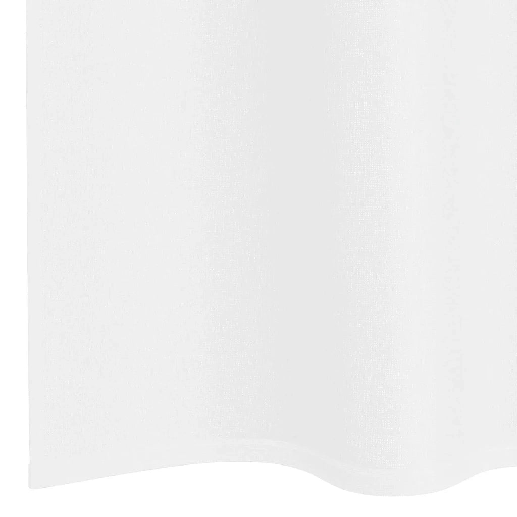 Tenda in Velo 2 pz Bianco 260 x 140 cm Poliestere 4107986