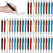 Penna ergonomica antislip, 8 colori, pennarello per ufficio e casa, blu.