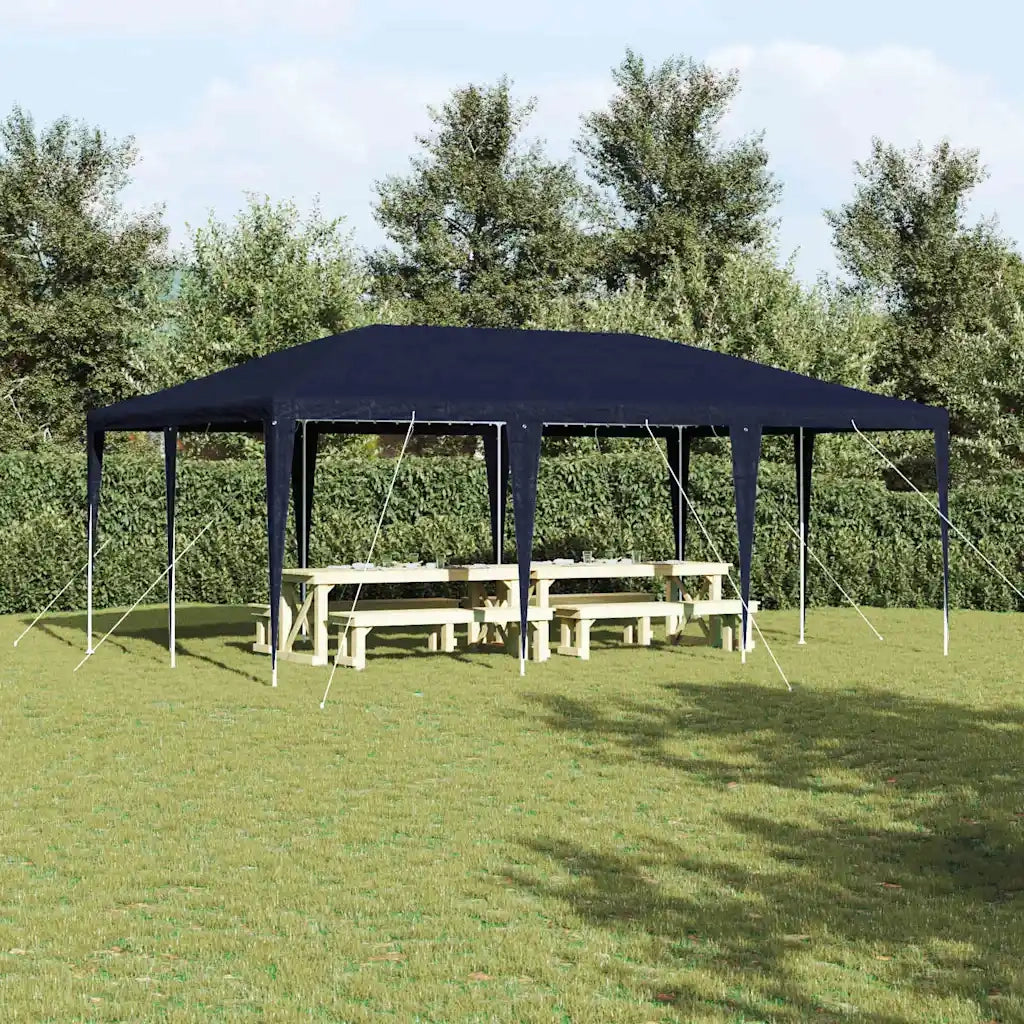 Tenda Party-Tenda da festa Blu 600 x 400 x 266 cm Polietilene e Acciaio