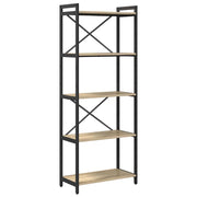 Libreria-Scaffale per Libri-Mobile di Stoccaggio Rovere Sonoma 60 x 30 x 155 cm Legno multistrato