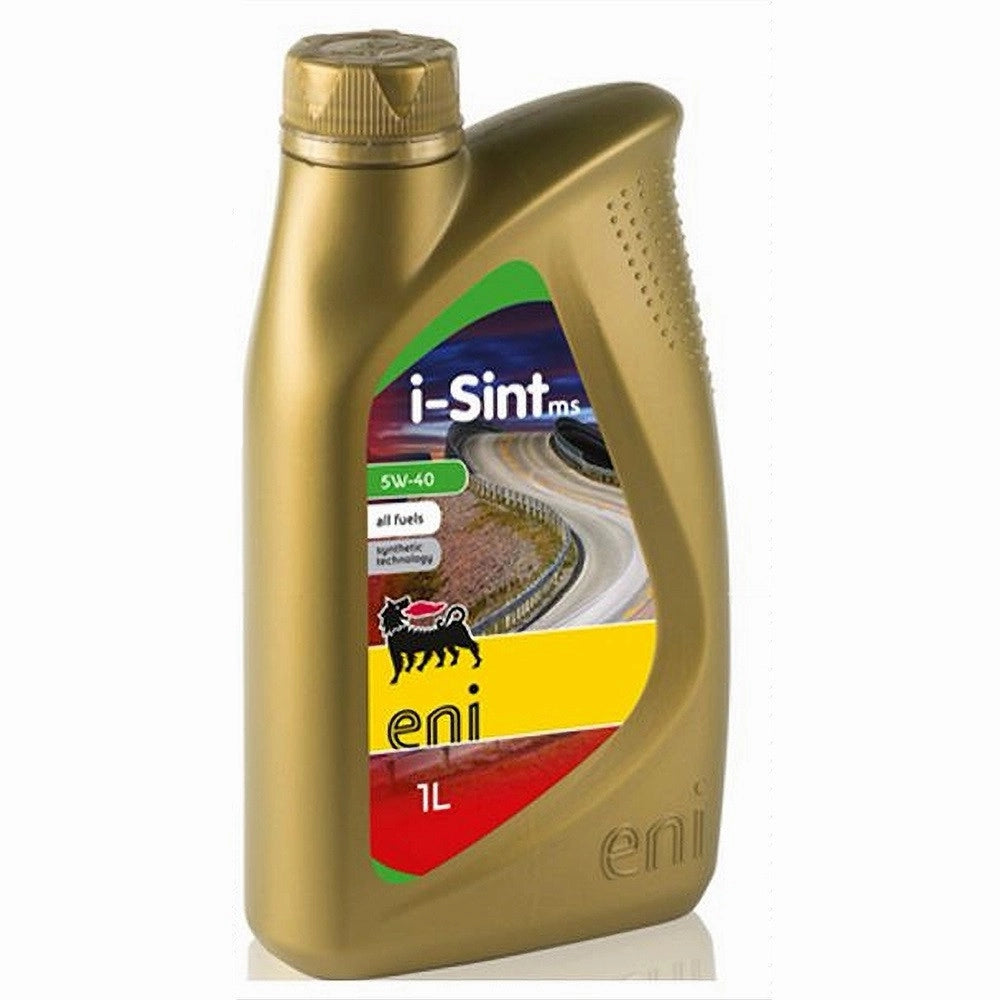 Trade Shop - Olio Motore Sintetico Lubrificante Auto Acea A3 B4 I-sint Ms Sae 1 Lt Eni/5w-40 -
