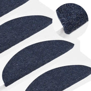 Tappeti Adesivi per Scale 15 pz 56x17x3 cm Blu 136393