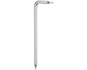Chiave Torx con Largo Manico a 6 Punte - Resistente alle Sabotaggi - Materializzata in Acciaio Inox - Manicata con Lavorazione a Chiaro - Utensile per Reparazioni a Mano