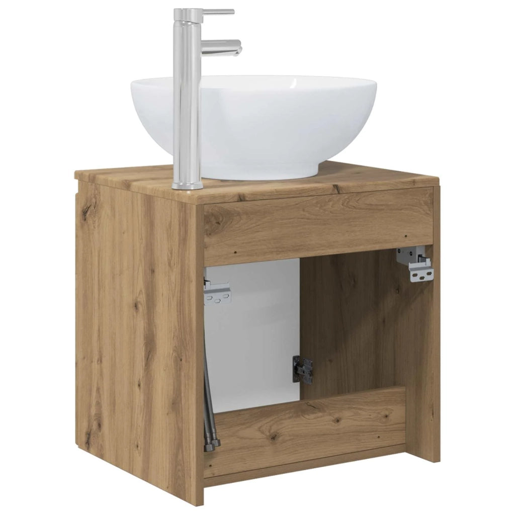Mobile Lavabo da Parete Rovere Artigianale 49,5 x 44,5 x 65 cm 890451