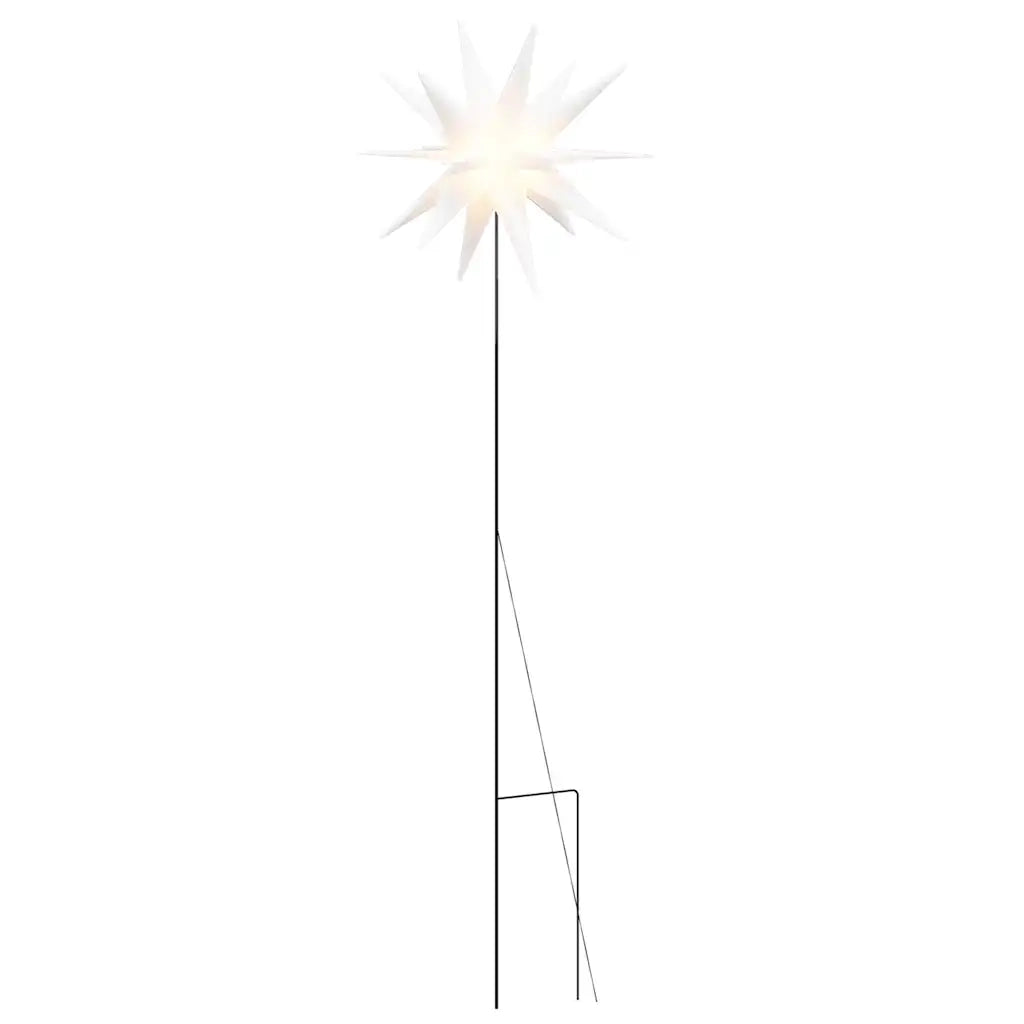 Luce di Natale con Picco Terra e LED Pieghevole Bianca 57 cm CFW6176187