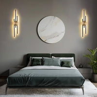 Lampada Da Parete Led App1437-w Black Gold