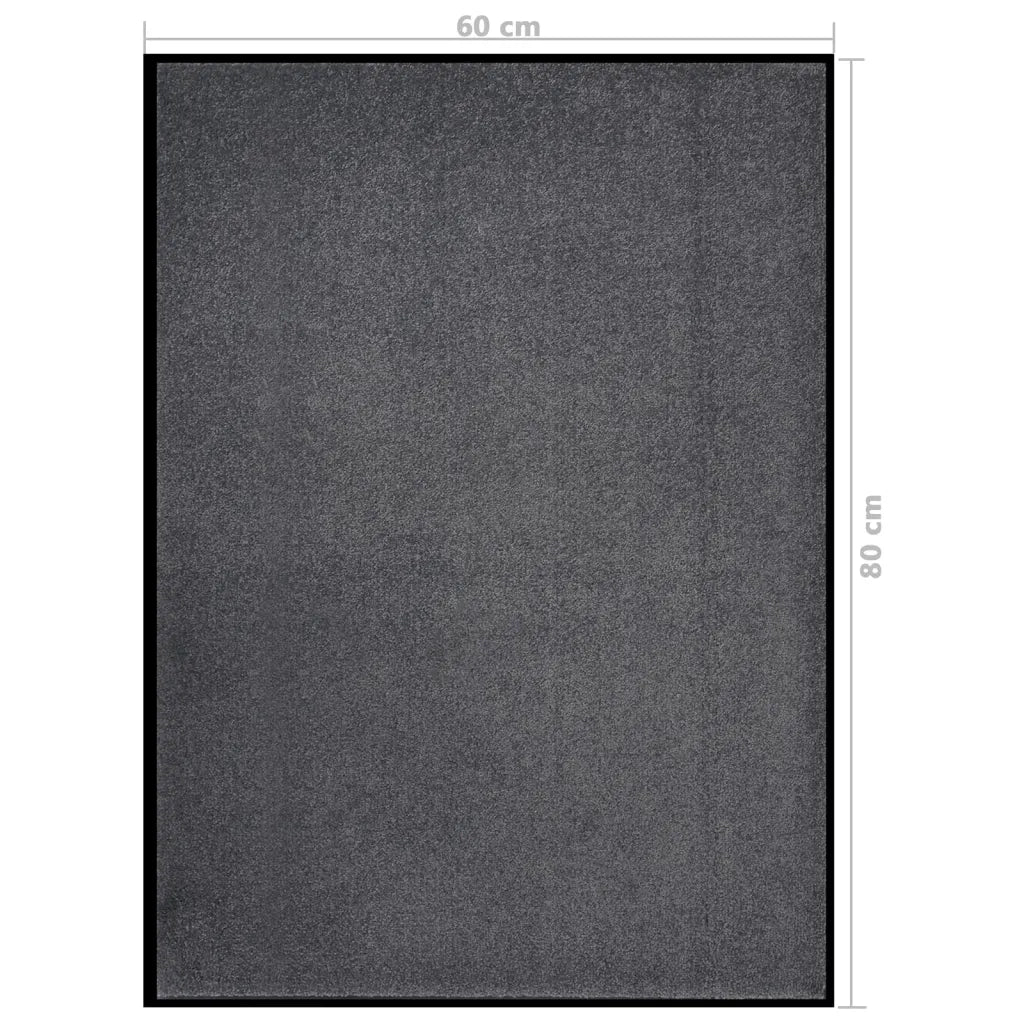 Zerbino Antracite 60x80 cm 331593