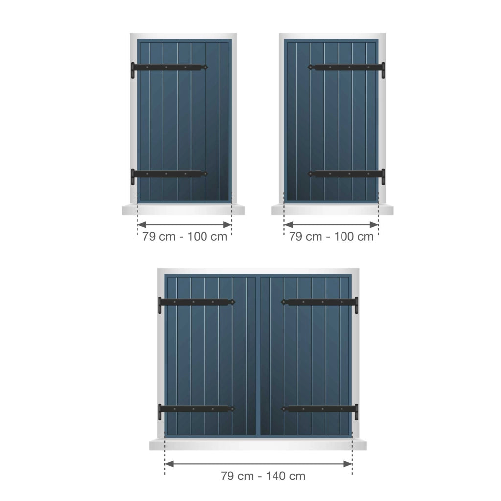 Kit da 4 Automazioni per Persiane a Battente Avidsen OPEN-W – Motorizzazione elettrica per 1 o 2 ante, con telecomando wireless 114600 x 4