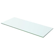 2 pz Mensole | Ripiano | Scaffale in Vetro Trasparente 60x20 cm