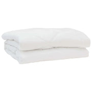 vidaXL Piumone con cuscino 3 pcs Bianco 260 x 220 cm Microfibra