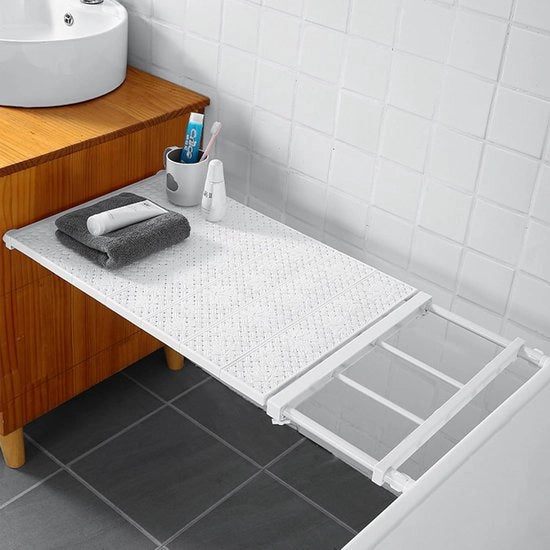 Pannelli divisori estensibili per armadi, separatore opificio, divisori per armadi estensibili, separatore per armadi, per armadi della cucina, frigorifero, armadio, libreria DIY (24cm, 38-60cm)